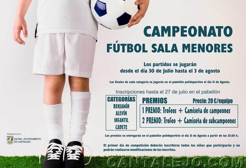 futbol sala MENORES